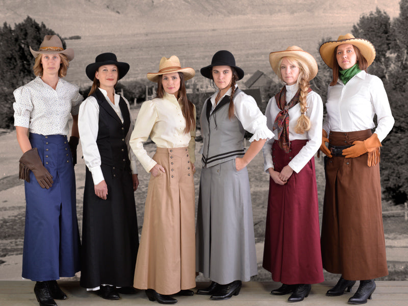 Cultural Fusion in Old West Women's Clothing