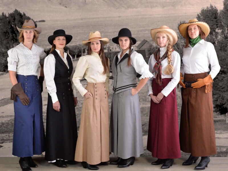 Ladies Old West Clothing - Woman's Western Wear Made in USA Cattle Kate Ladies Old West Clothing - Woman's Western Wear Made in USA Cattle Kate