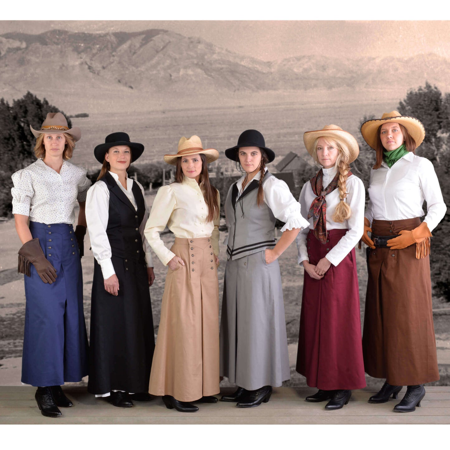 Split Riding Skirt 1800's