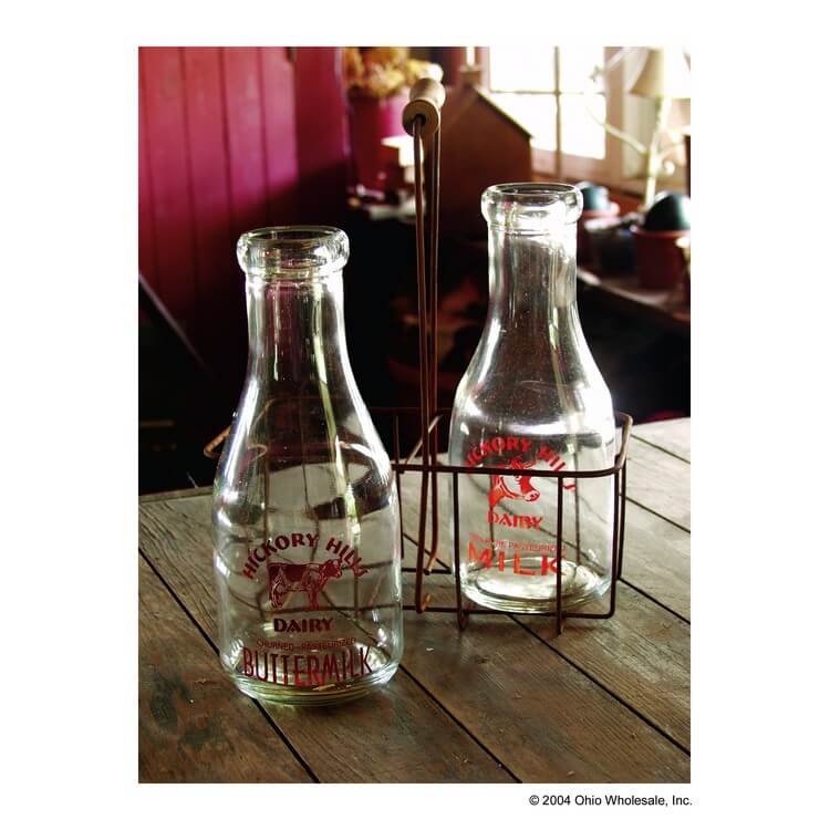 Vintage outlet milk bottles