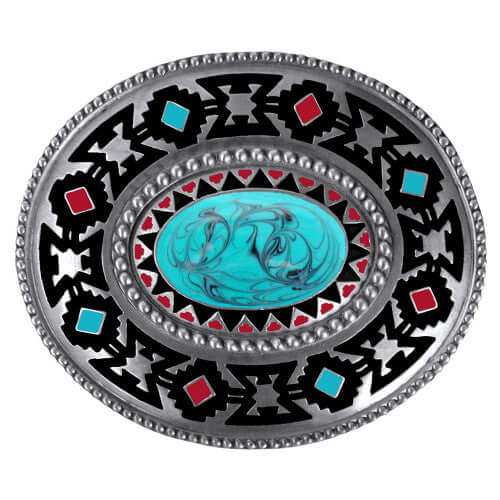 Blue Stone Buckle