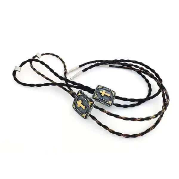 Concho Horsehair Bolo Tie