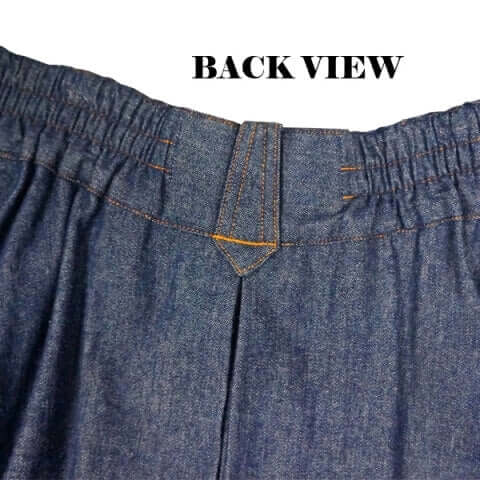 Denim Rodeo Split Skirt