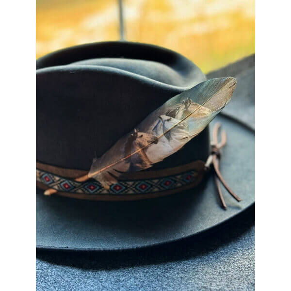 Cowboy Hat Accent Feather - Western Horses