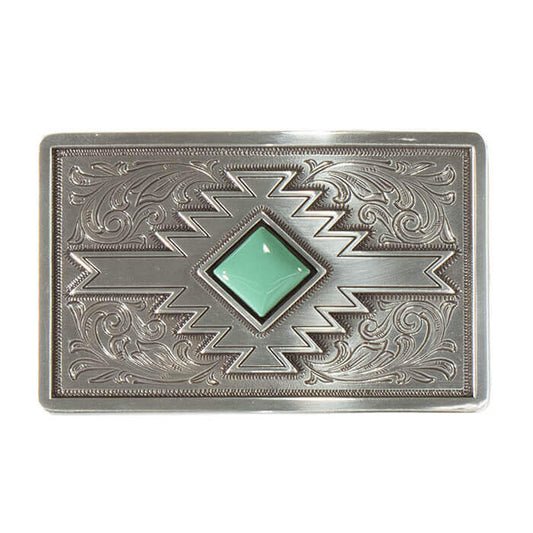 Diamond Turquoise Southwest Style Buckle