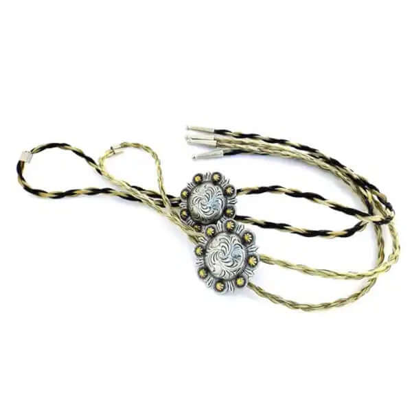 Concho Horsehair Bolo Tie
