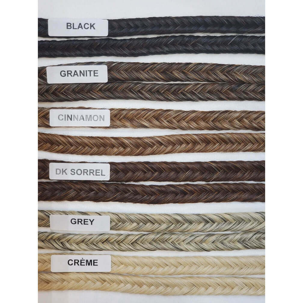 Virgil Adjustable Concho Horsehair Braided Bracelet