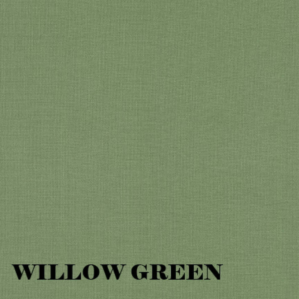 Willow green fabric swatch, perfect for creating garments or home decor.