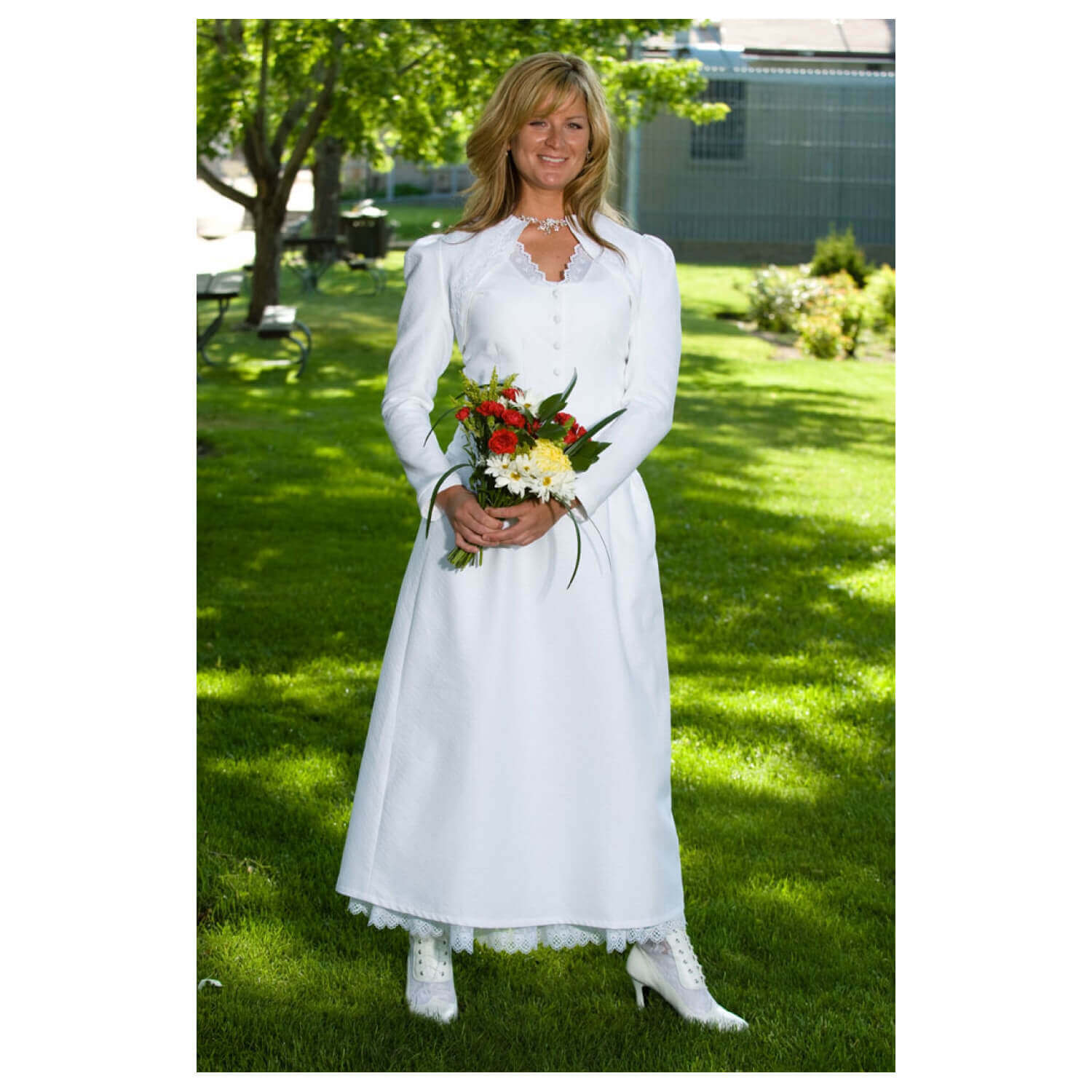 Western Country Wedding Dress Made in USA S Western Country Wedding Dress Made in USA S