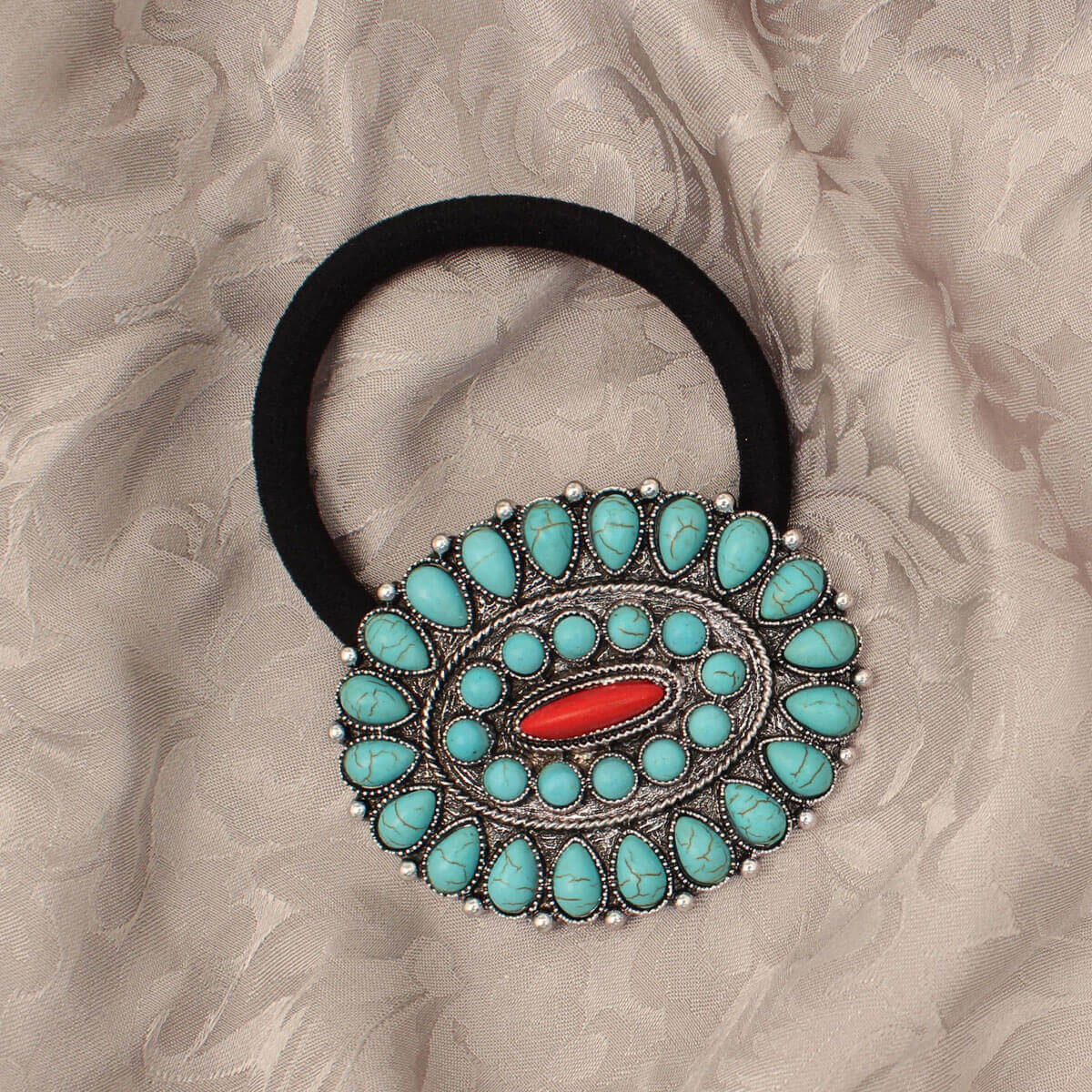 Concho & Stone Hair Ties