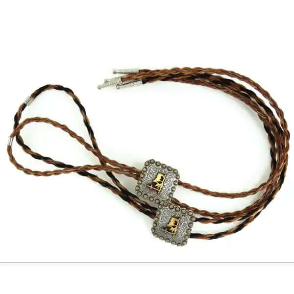 Concho Horsehair Bolo Tie