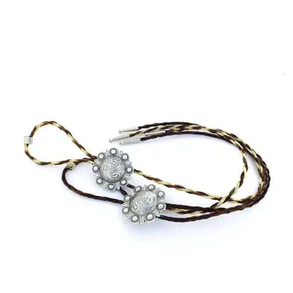 Concho Horsehair Bolo Tie