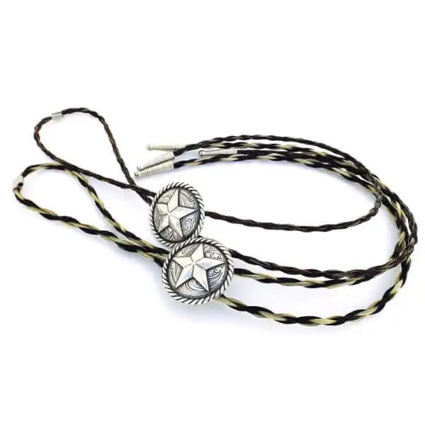Concho Horsehair Bolo Tie