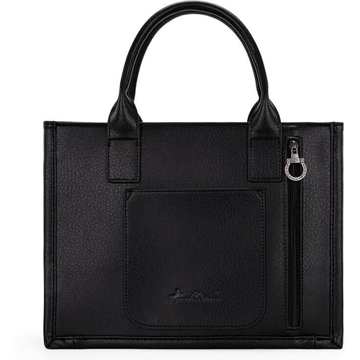 Whipstitch Western Top Handle Tote Bag with Card Wallet