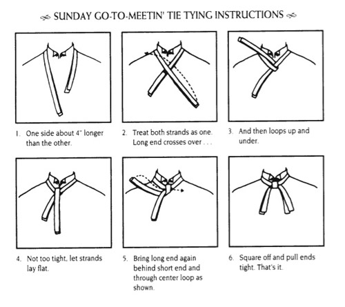 How to Tie a Western Tie - Cattle Kate