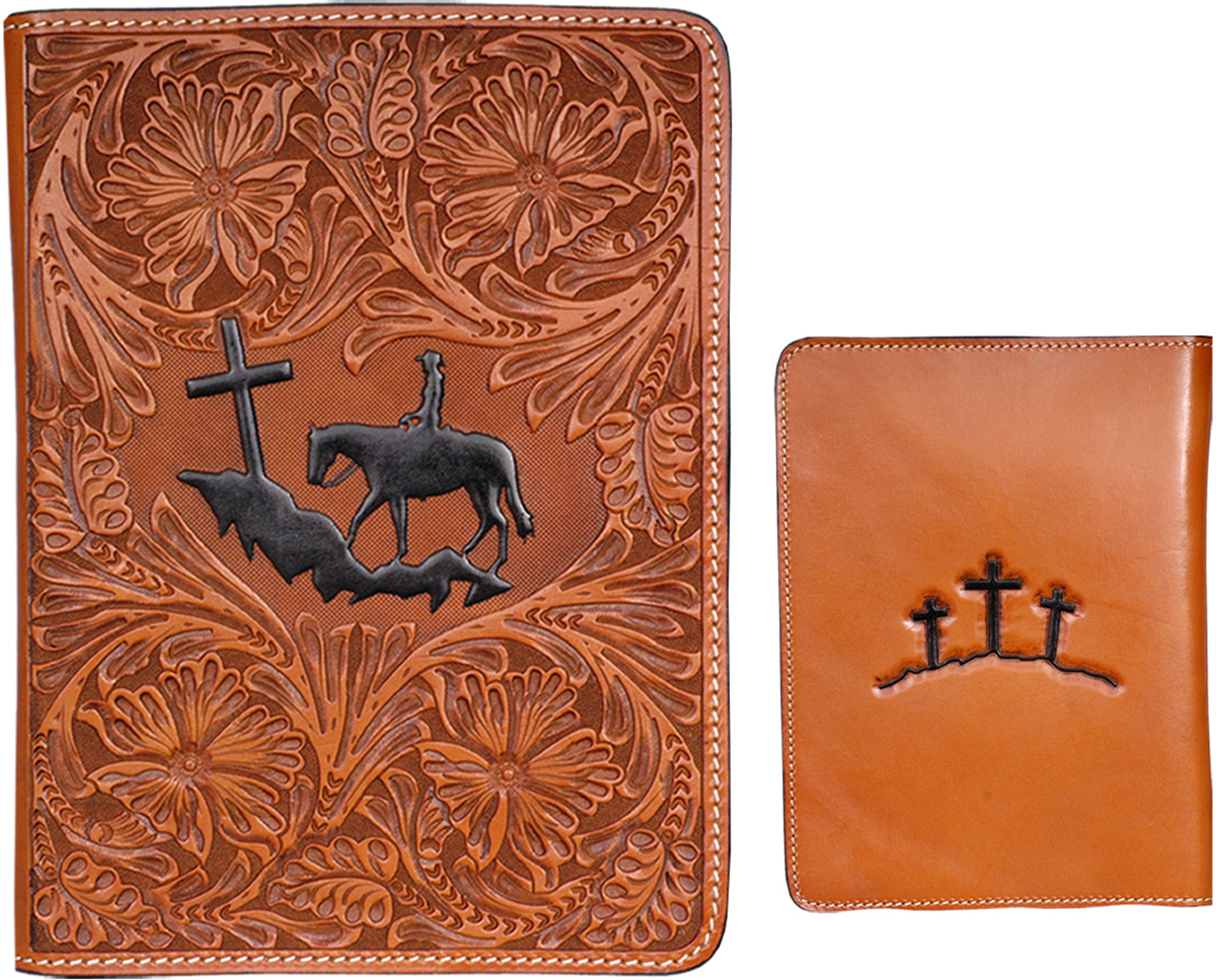 Hooey Men's Aztec Leather Inlay Bifold Western Wallet - Jackson's Western