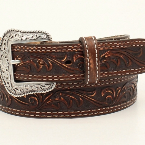 Distressed Leather Belt - Cattle Kate