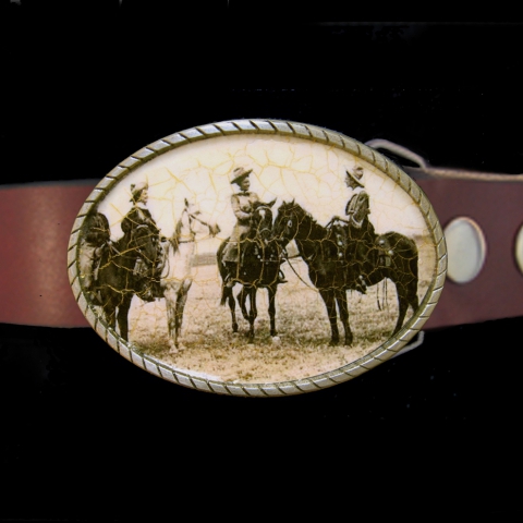 Cowderry Men's Large Animal Western Belt Buckle