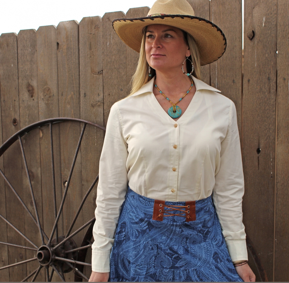 Cowgirl Buckaroo Blouse - Cattle Kate