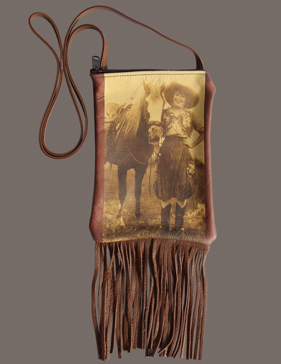western fringe purses