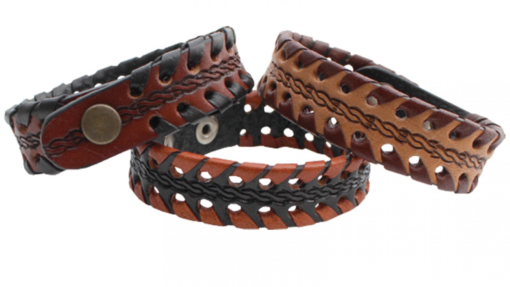 The Vera Hand Tooled Leather Cuff Bracelet  The Rodeo Rose