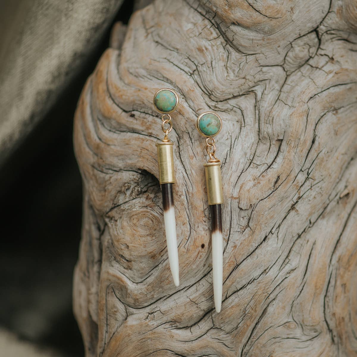 Quill Yellowstone Beth Dutton Turquoise Stud Earrings