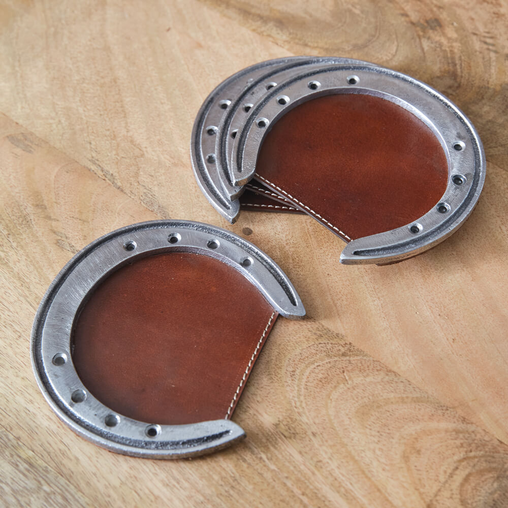 Horseshoe Coasters-Set of Four