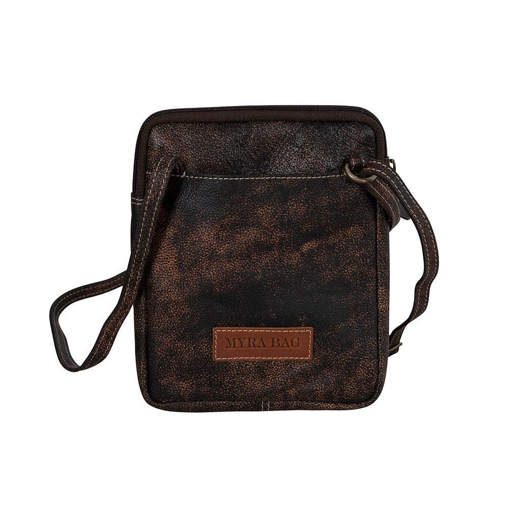 Santa Mesa Mini Leather & Hide Crossbody Purse