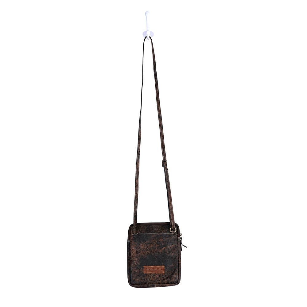 Santa Mesa Mini Leather & Hide Crossbody Purse