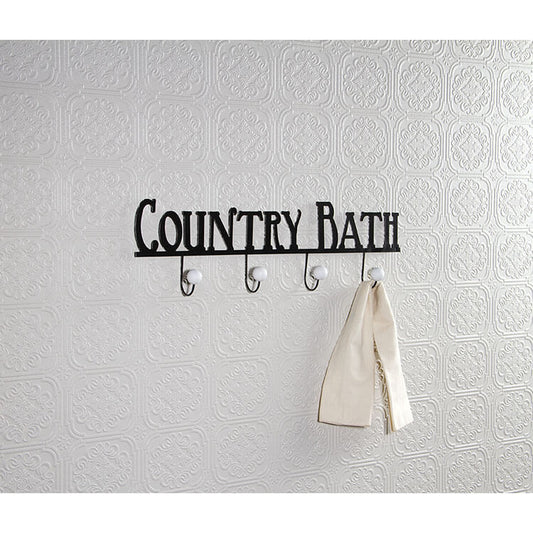 Country Bath Wall Hooks