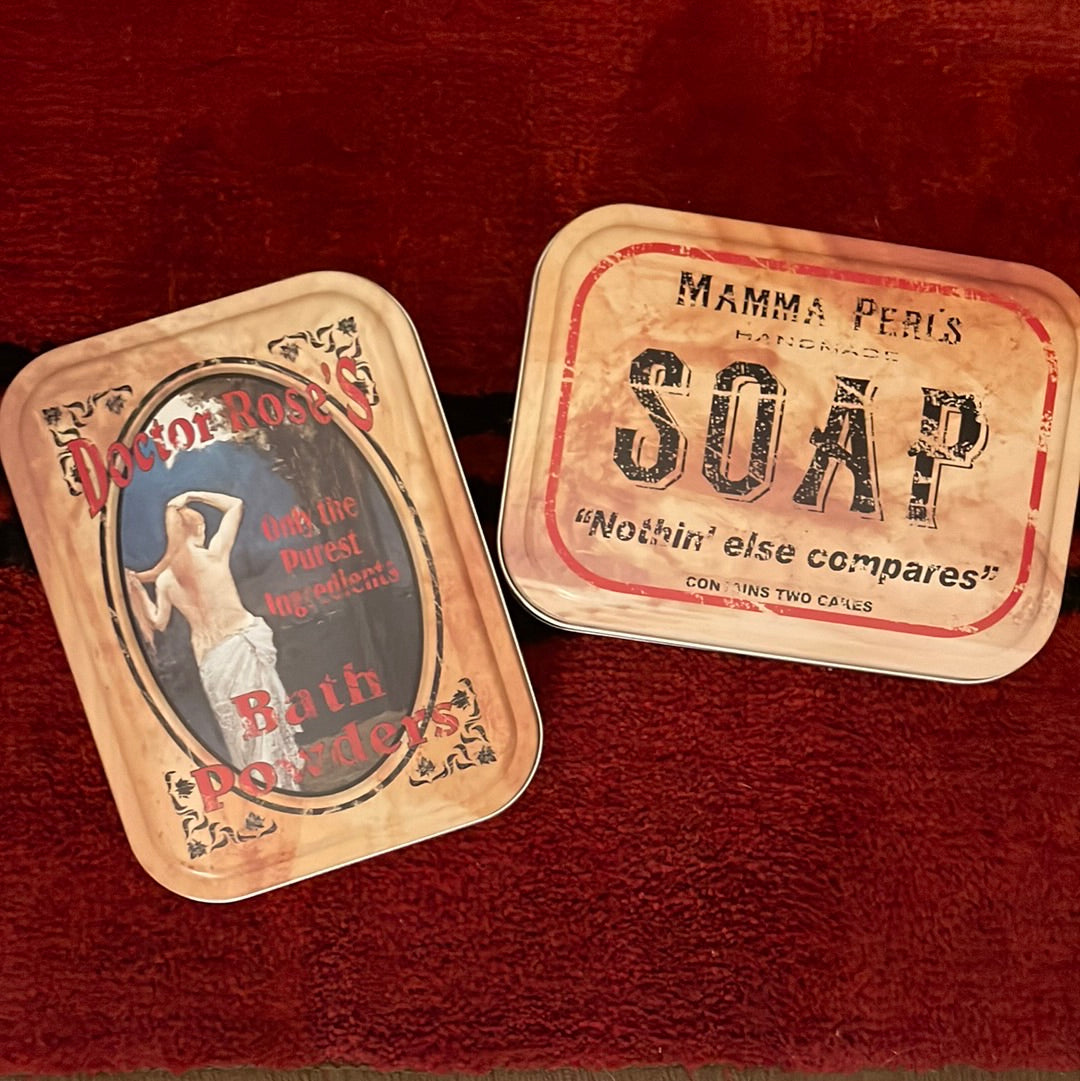 Vintage Bath Tins