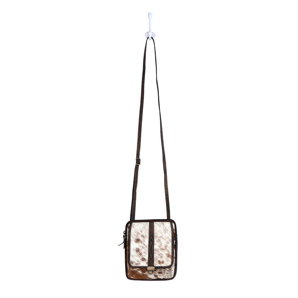 Santa Mesa Mini Leather & Hide Crossbody Purse