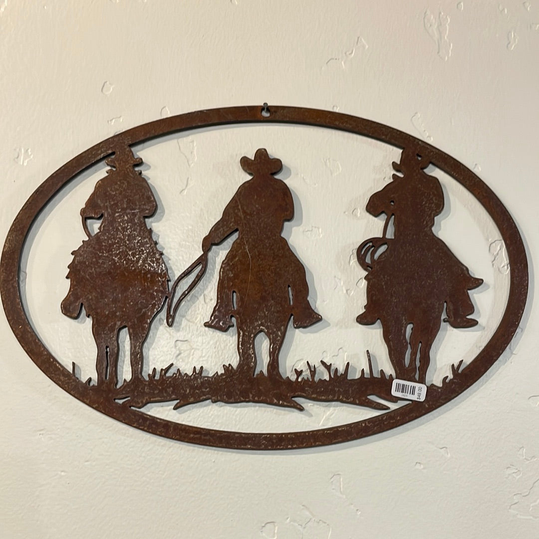 Trail Riders Metal Wall Art