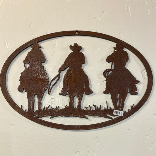 Trail Riders Metal Wall Art