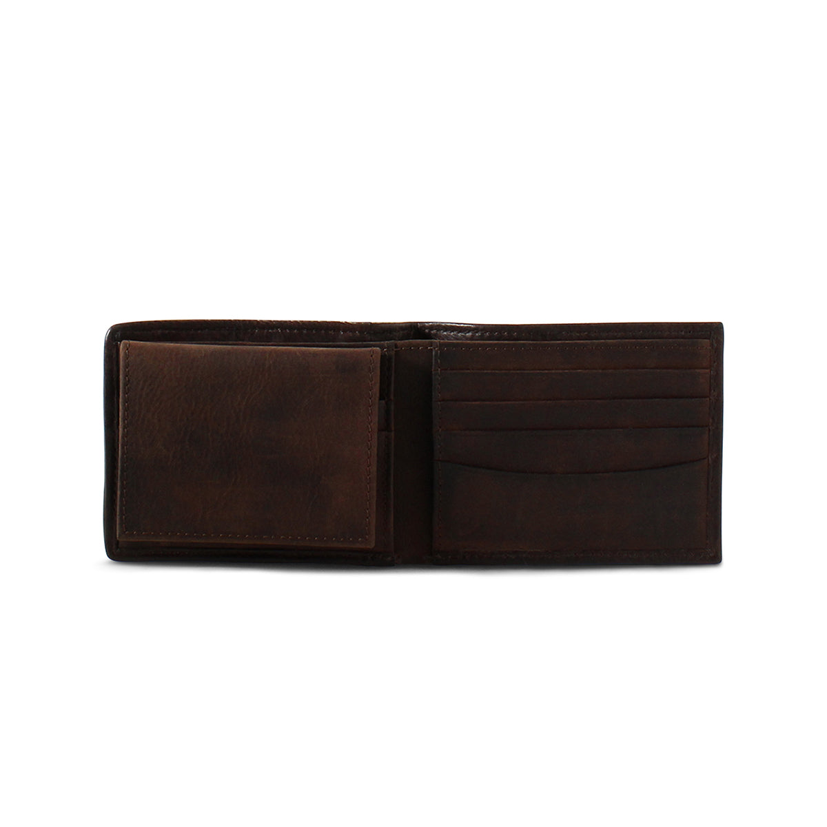 Tooled Leather and Wool Men's Western Style Wallet