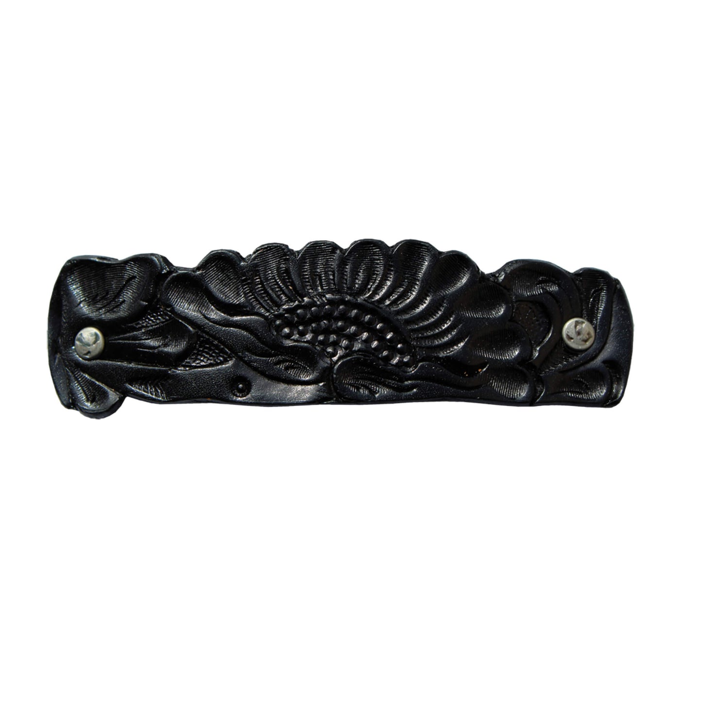 Leather Tooled Barrettes