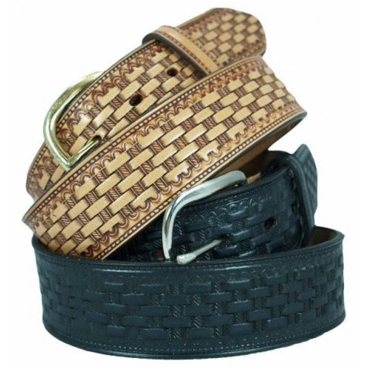 Basket Weave Leather Belts US