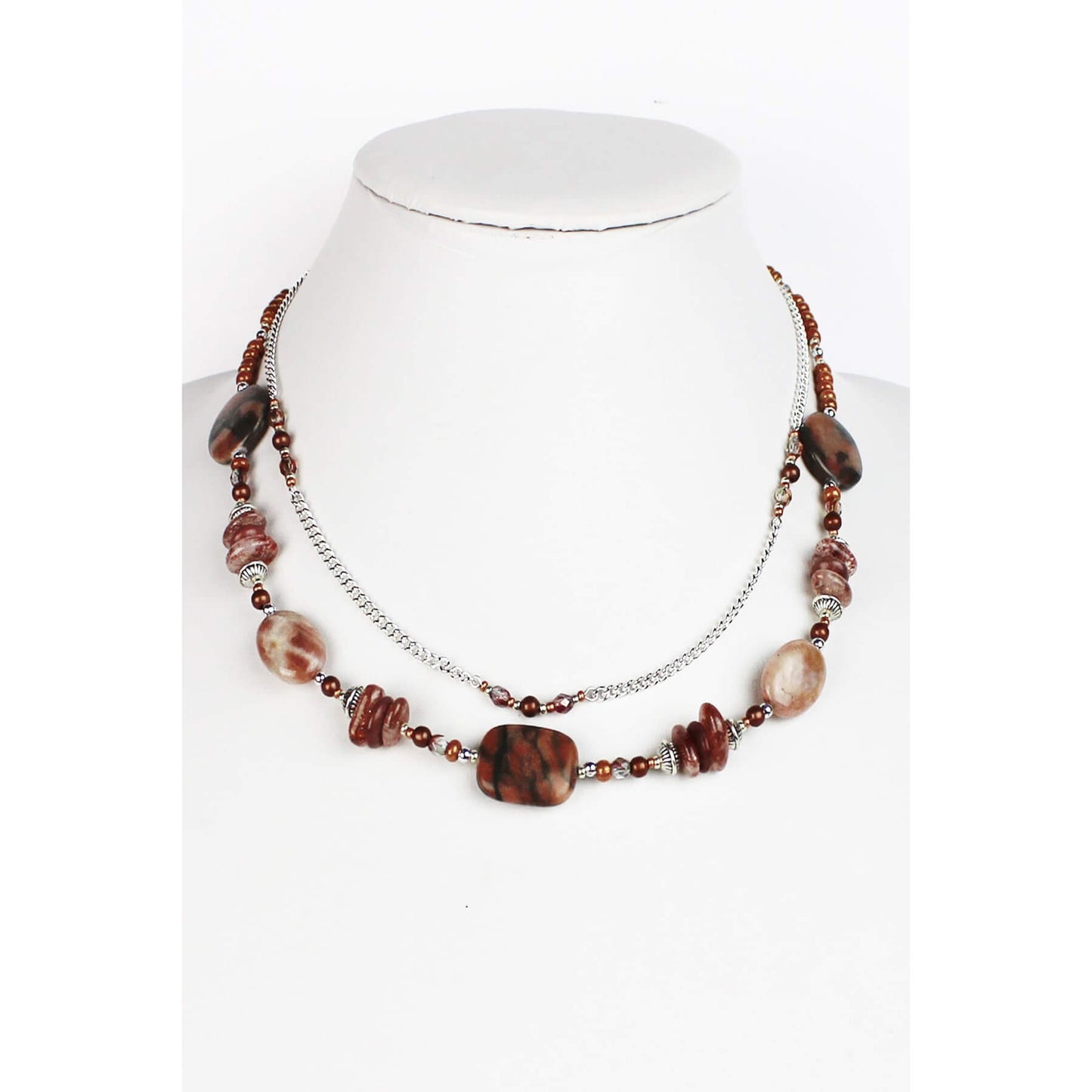 Brown Zebra Jasper Necklace