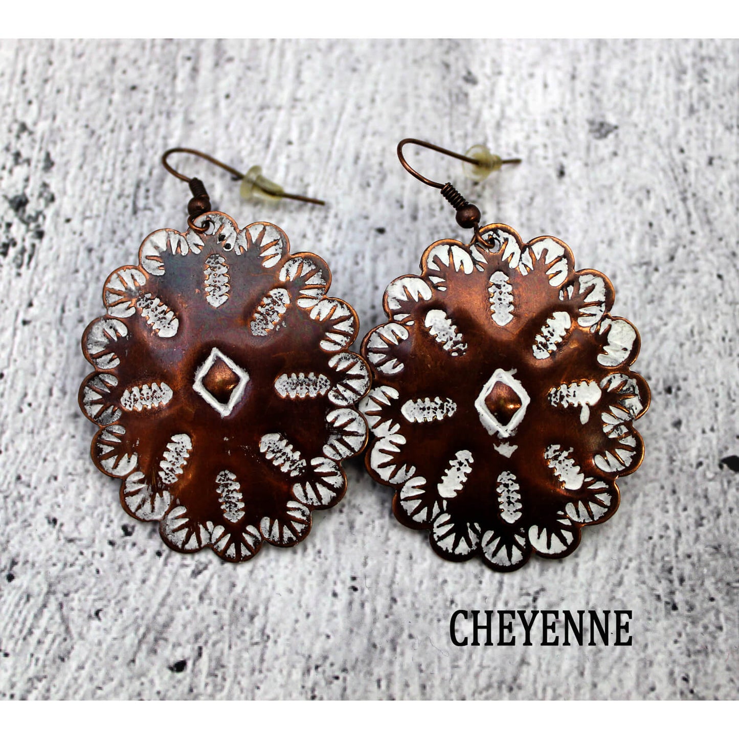 Cowgirl Rodeo Concho Earrings