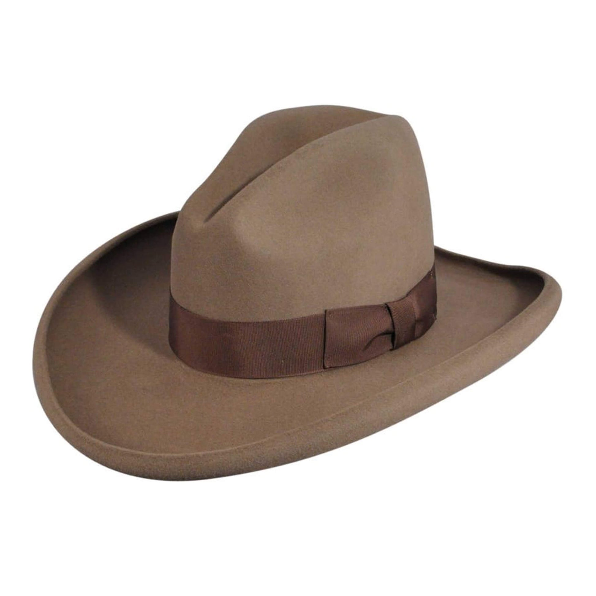 The Bailey Western Clayton Hat features classic style and durability to make your next cattle run or rodeo appearance perfect. With a grosgrain hat band and curled brim edge, you'll keep the sun out of your eyes, the rain off your head and all eyes on you... Saddle up and ride out, cowboy! There's a new sheriff in town.