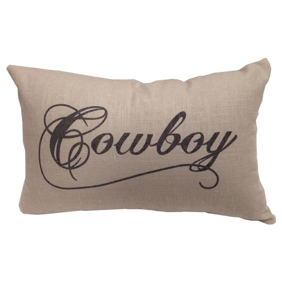 Cowgirl and Cowboy Pillow