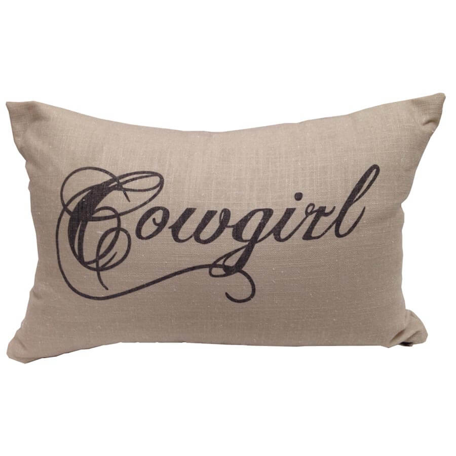 Cowgirl and Cowboy Pillow