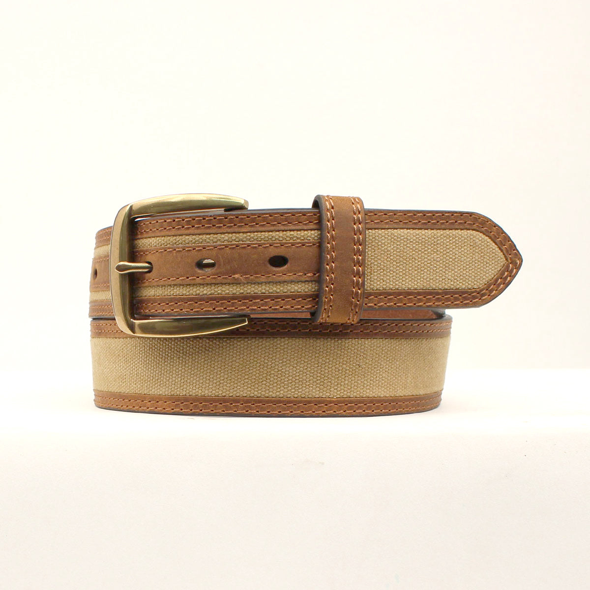 Canvas and Leather Belt