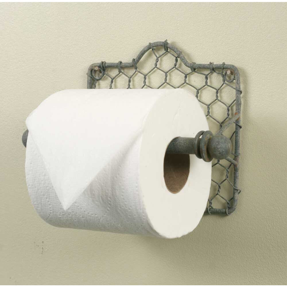 Chicken Wire Toilet Paper Holder