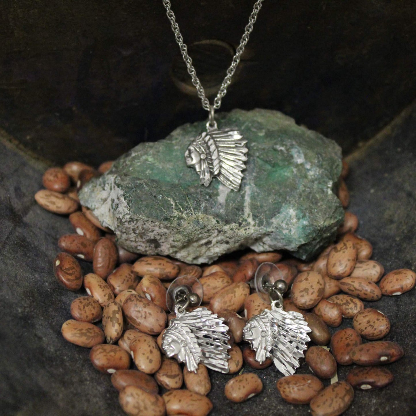 Chief Pewter Necklace