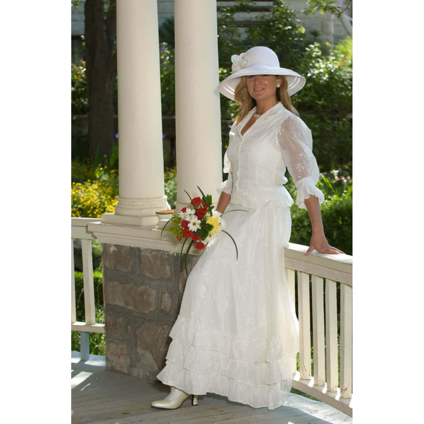 Chiffon Angel Swisher Silk Vintage Wedding Outfit Cattle Kate