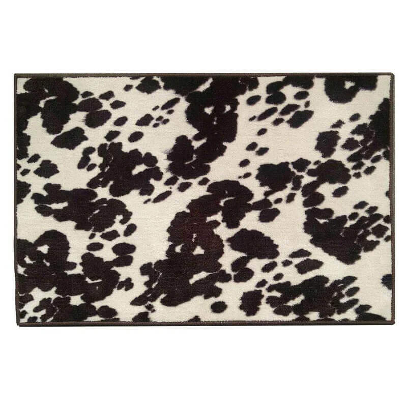 Cow Print Rug Sample Western Decorations for a Country Kitchen | Cattle Kate
