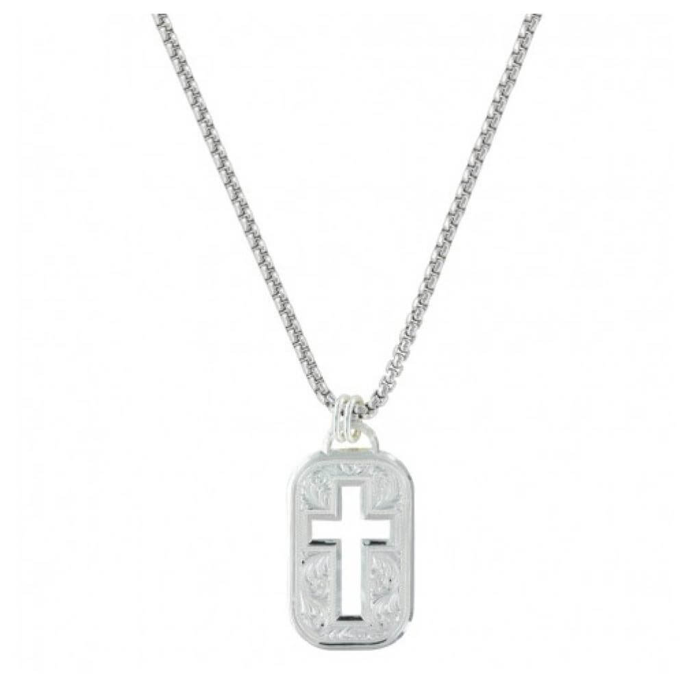 Cross Cut Out Necklace