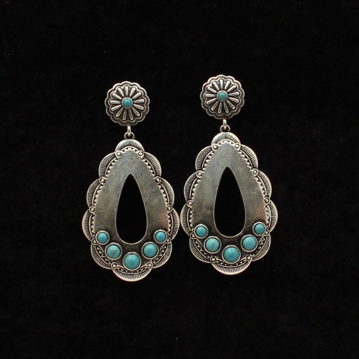 Western Oval Turquoise Stones