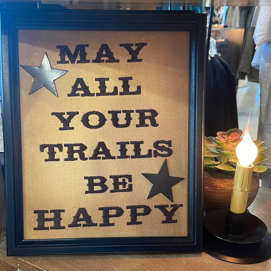 Spread joy and optimism with this heartwarming sign. The distressed wood finish gives it a vintage, weathered look that adds rustic farmhouse charm to any room. Hang it proudly in your kitchen, living room, bedroom or entryway as a daily reminder to seek out life's simple pleasures.